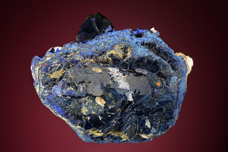 AZURITE with CALCITE